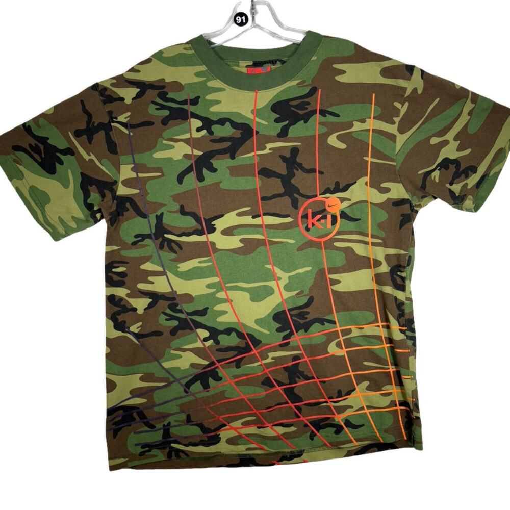 RARE Nike Kids Of Immigrants Camouflage Graphic T-Shirt MEDIUM